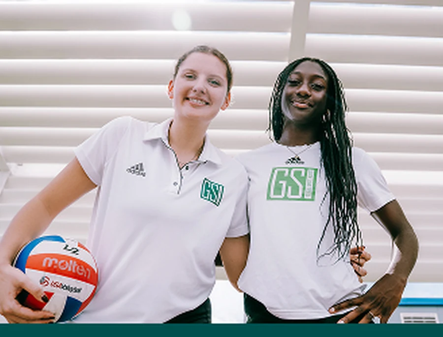GSI Academy volleyball student-athletes at the North Venice campus