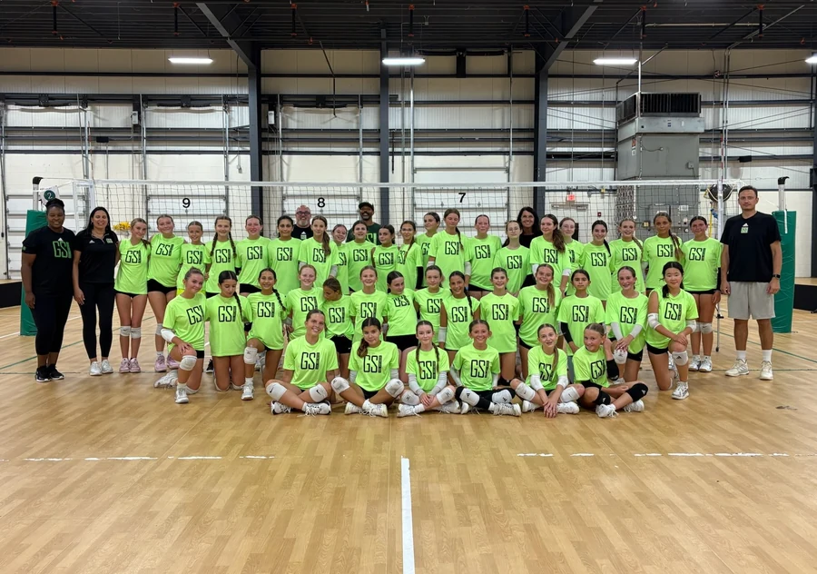 GSI Academy athletes gathered during an advanced camp session